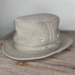 VTG 70s LL Bean Bucket Hat Fishing Outdoor Script Tag USA 7